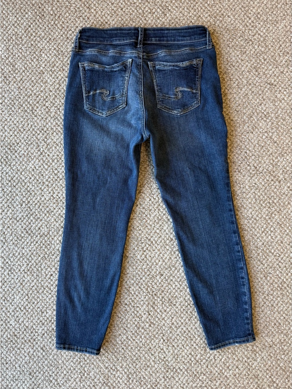 Silver Suki Skinny Crop Women's Jeans
